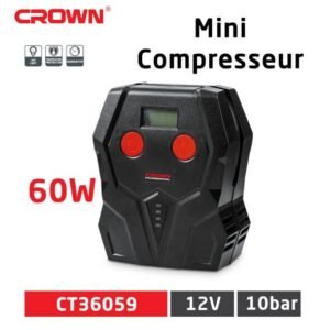 COMPRESSEUR  AUTO 12 V 60W 13L/MIN CT36059 CROWN