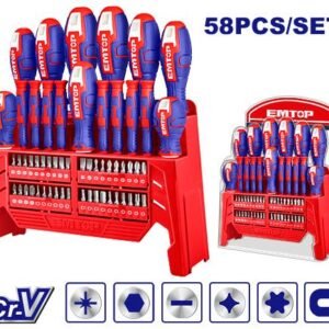 JEUX DE TOURNEVIS 58 PCS ESST5802