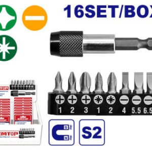 JEU DEMBOUT DE TOURNEVIS 9 PCS ESBT30091 EMTOP
