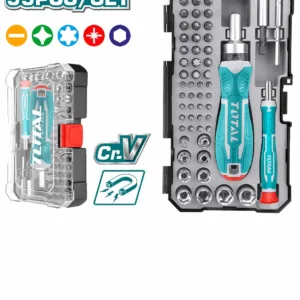 JEUX D'EMBOUT DE TOURNEVIS 55PCS TACSD30556 TOTAL