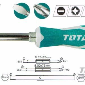 JEU DE TOURNEVIS 6IN1 THT2506076 TOTAL