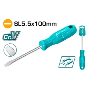 TOURNEVIS PLAT 100MM THTDC2146 TOTAL